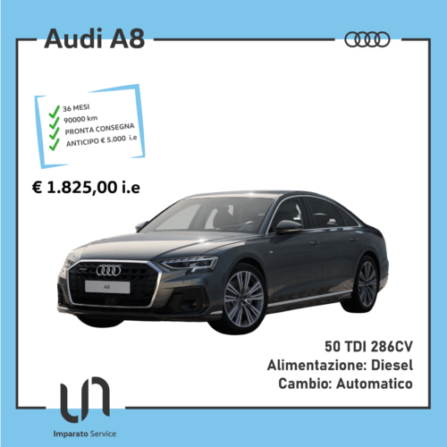 Audi A8 50 TDI 286 CV
